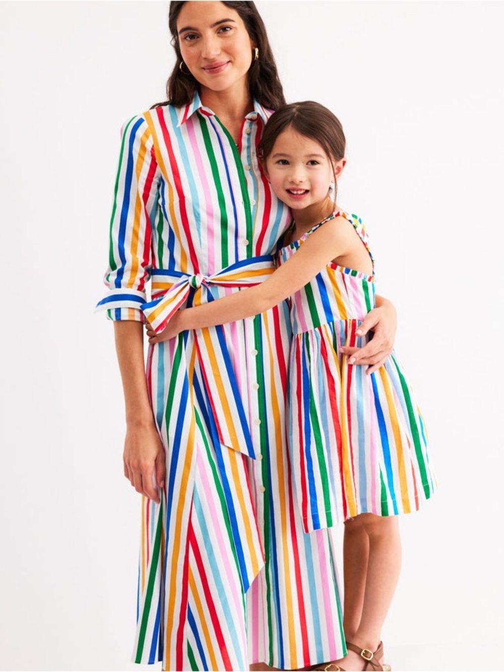 Mini Boden Luna Frill Strap Woven Striped Sun Dress, 7/8, MSRP $65 - Picture 12 of 12